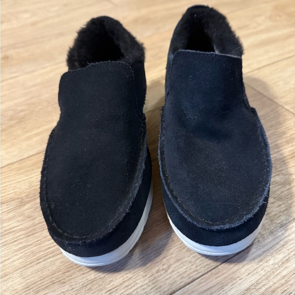 Sperry Mock Sider Moccasin Faux Fur Lined Sneaker Loafer Shoe Womens Siz…